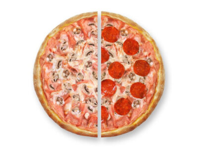 Capricciosa and Kulen pizza Caribic Pizza Novi Beograd delivery