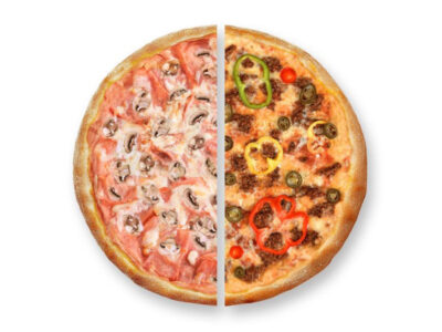 Capricciosa and Mexico pizza Caribic Pizza Novi Beograd delivery