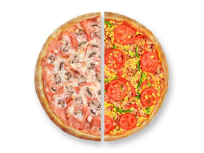 Capricciosa and Lenten pizza Caribic Pizza Novi Beograd delivery