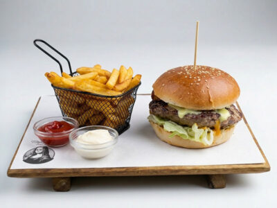 Jucy Lucy burger Mona Lisa Burger Bar delivery