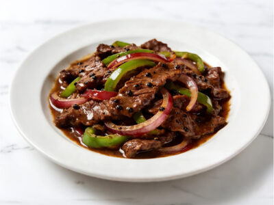 Beef in black pepper sauce Furendžu delivery