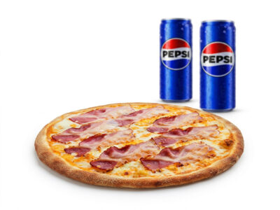 Nacho Bacon pizza XL + 2x Pepsi 0.33L Caribic Pizza Novi Beograd delivery