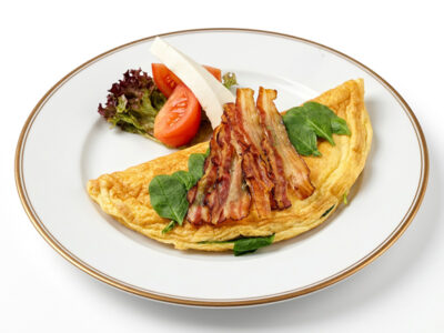 Omlet od belanaca sa spanaćem i paradajzom Bela Reka dostava