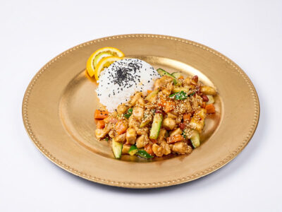 Chichen in sweet sour sauce Gong Kineska Hrana delivery