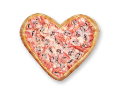 Heart pizza Caribic Pizza Novi Beograd delivery