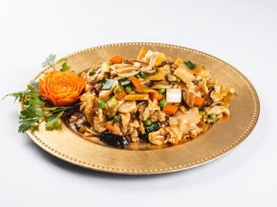 Pork with bamboo and chinese mushrooms Gong Kineska Hrana delivery