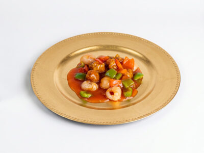 Pork in sweet sour sauce Gong Kineska Hrana delivery