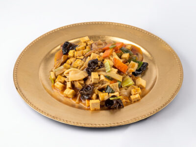 Tofu cheese with vegetables in soy sauce Gong Kineska Hrana delivery