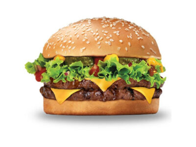 Big double cheeseburger Caribic Pizza Novi Beograd delivery