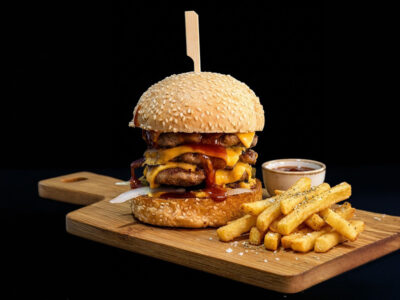 Triple smash burger Kod Keba Krabe Šabac dostava