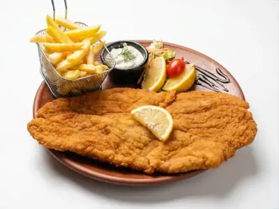 Viennese steak elephant ear Škembe Haus delivery