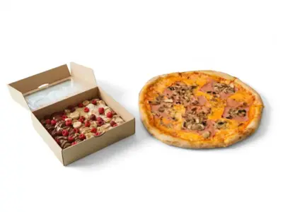 Kaprićoza pica 42cm + Mini pancake box Branč dostava