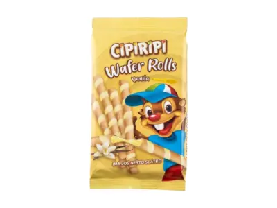 Cipiripi, wafer rolls vanila, 150g Alideda Market dostava