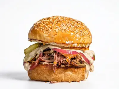 Cubano classic burger Holy Smokes Novi Beograd delivery