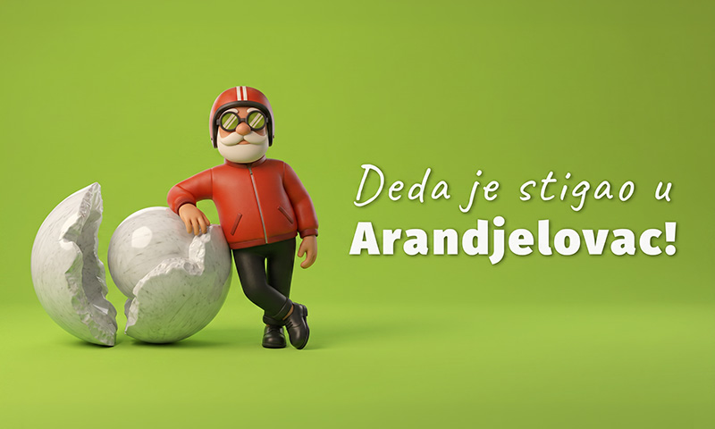 Deda Je stigao u Arandjelovac