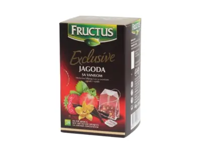 Fructus, čaj jagoda i vanila, 44g Alideda Market dostava