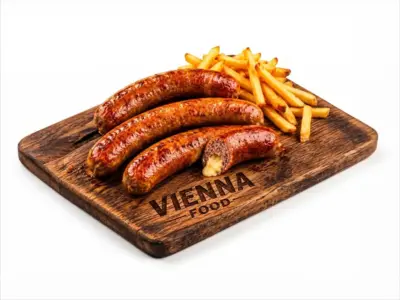 Beef sausage with cheese - portion Vienna Food Ruma delivery