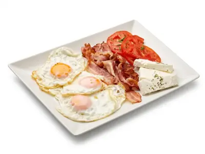 Eggs qith bacon Gurmanska Priča delivery
