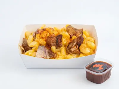 Mac and cheese and chicken durmstick Holy Smokes Novi Beograd delivery