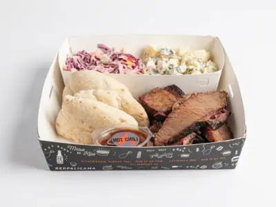 Meal with brisketa Holy Smokes Novi Beograd delivery