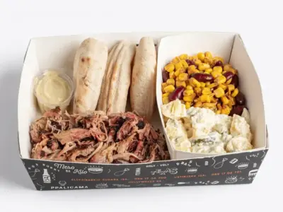 Meal with chopped pork Holy Smokes Novi Beograd delivery