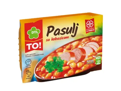 TO! pasulj sa kobasicom, 400g Alideda Market dostava
