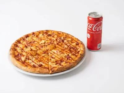 BBQ pica 32cm + Coca-Cola - Original 0.33L Rustico dostava
