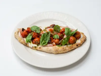 Barchetta pomodorini e mortadella Giardino L'Osteria delivery