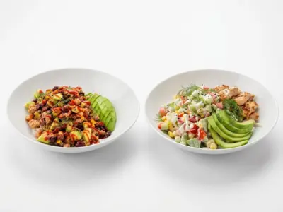 Klasik bowl + Tuna spicy bowl Bianco Ruma dostava