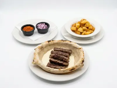 Kebabs on kajmak Giardino L'Osteria delivery