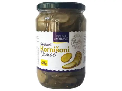 Dolina Morave, seckani kornišoni, 680g Alideda Market dostava
