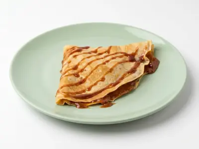 Pancake with apricot jam Jules Verne delivery