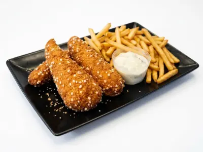 Breaded chicken sticks with sesame seeds Kod Braće delivery