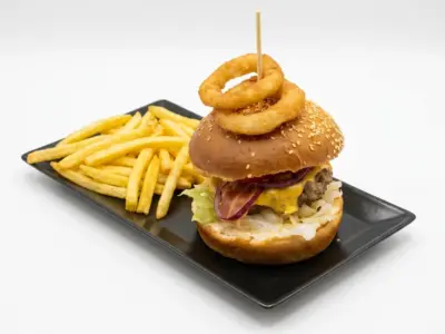 Premium burger Corner Food delivery