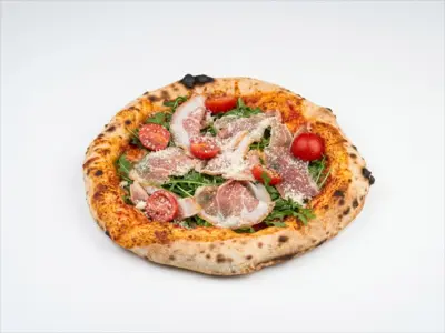 Prosciutto pizza Caliente Pizzeria delivery