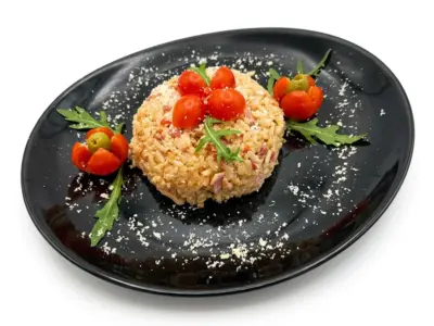 Chicken risotto Jules Verne delivery