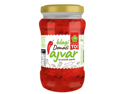 TO! ajvar domaći blagi, 360g Alideda Market dostava