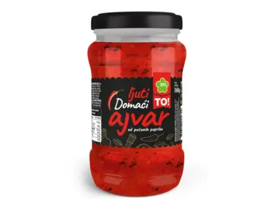 TO! ajvar domaći ljuti, 360g Alideda Market dostava