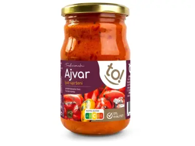 TO! ajvar ljuti, 680g Alideda Market dostava