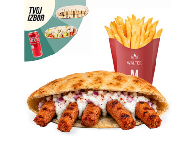 Kada si gladan Vege ćevapi Walter Stara Pazova dostava