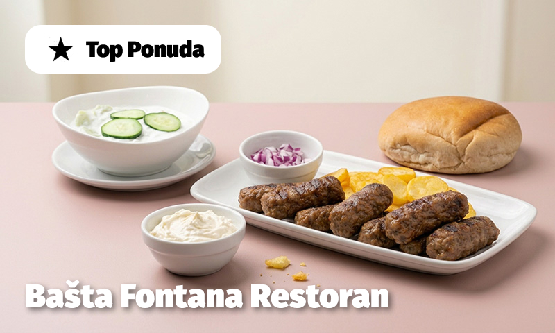 Bašta Fontana Restoran ponuda