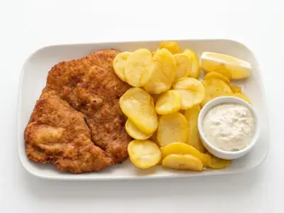 Bečka šnicla Bašta Fontana Restoran dostava