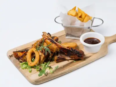 Imperial ribs in BBQ sauce Bonavia delivery