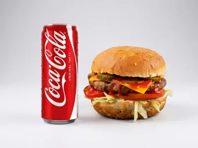 Cheeseburger L + Coca-Cola - Original 0.33L Stubal Gyros delivery