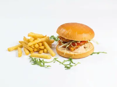 Chicken burger Tivoli Pizza delivery