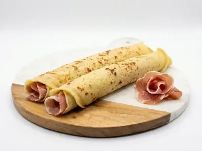 Njegushii prosciutto, cheese pancakes Domaće Palačinke Šabac delivery