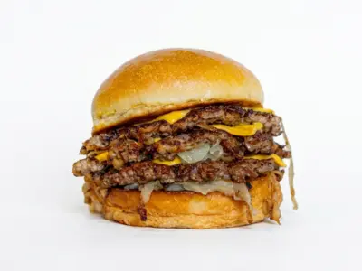 Oklahoma burger triple Bad Guys Burgers Novi Beograd dostava