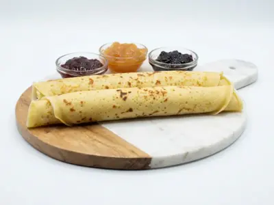 Pancakes with homemade apricot jam Domaće Palačinke Šabac delivery