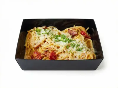 Pasta with bacon and cheese Food Depo delivery