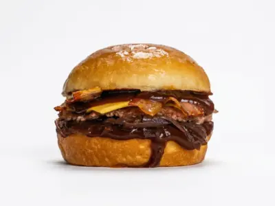 Smokehouse single burger Bad Guys Burgers Novi Beograd dostava